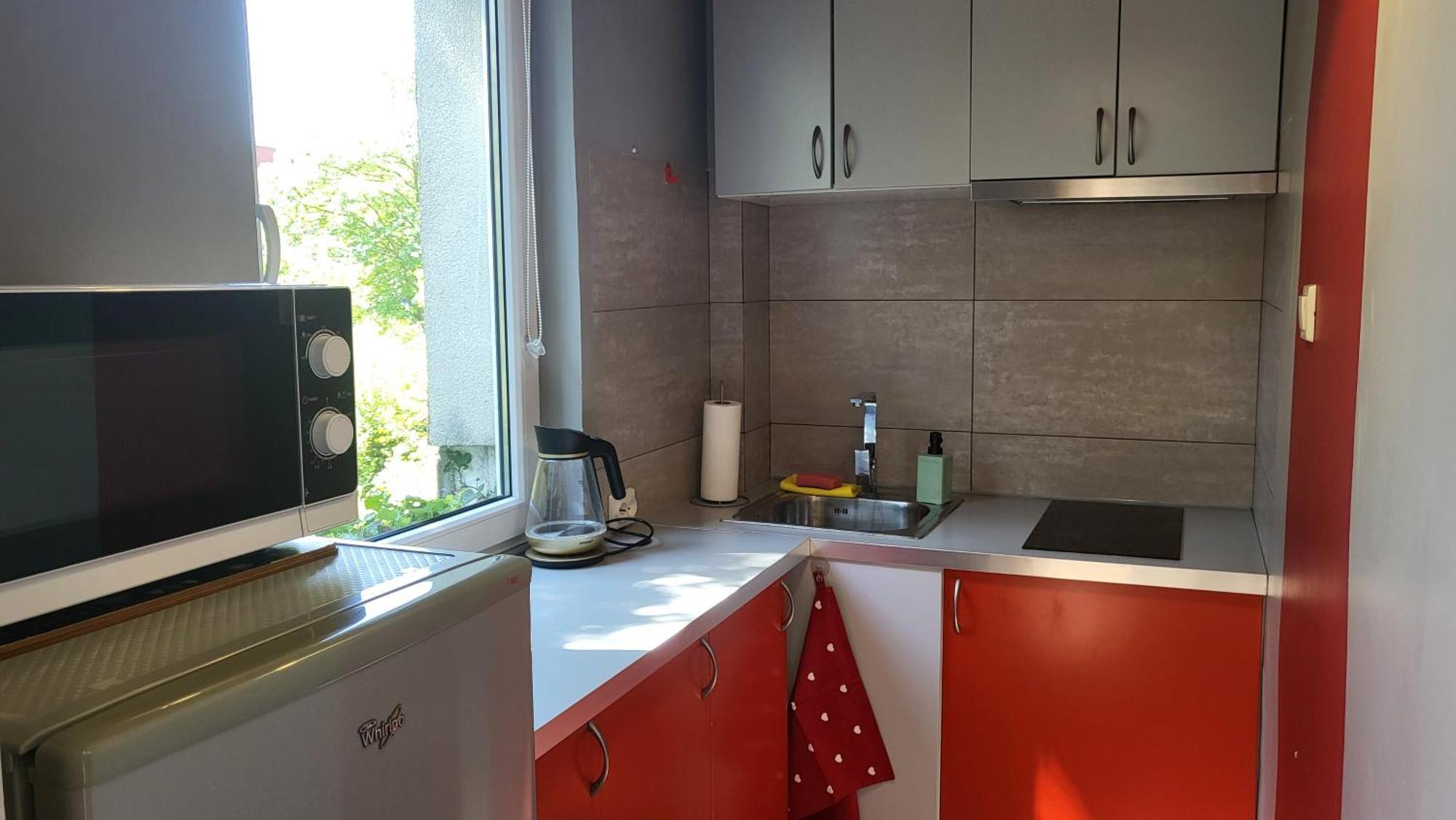 Studiospanie Studio Kapitana Z Balkonem Na Parterze Gdańsk Kültér fotó